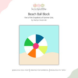 Beach Ball Quilt Block Pattern