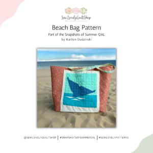 Beach Bag Tote Pattern